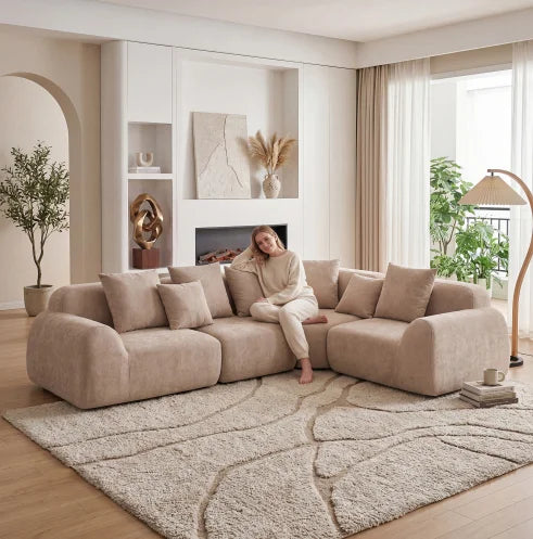 Sable Curved L-Shape Sectional