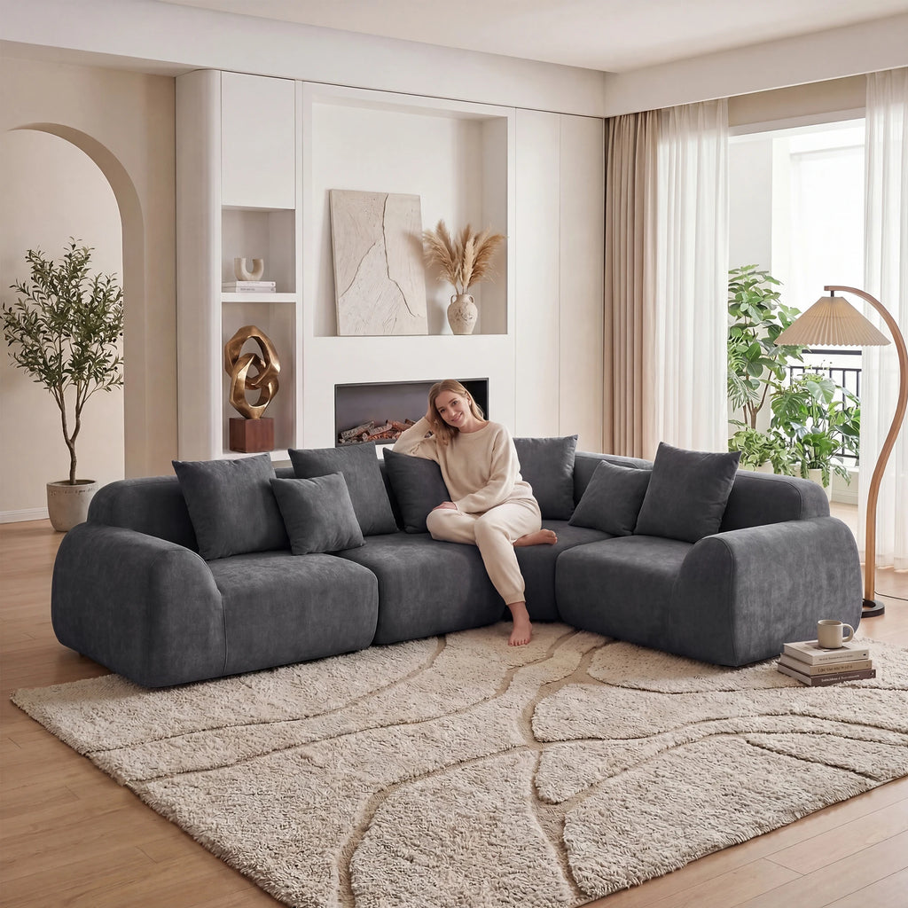 Sable Curved L-Shape Sectional