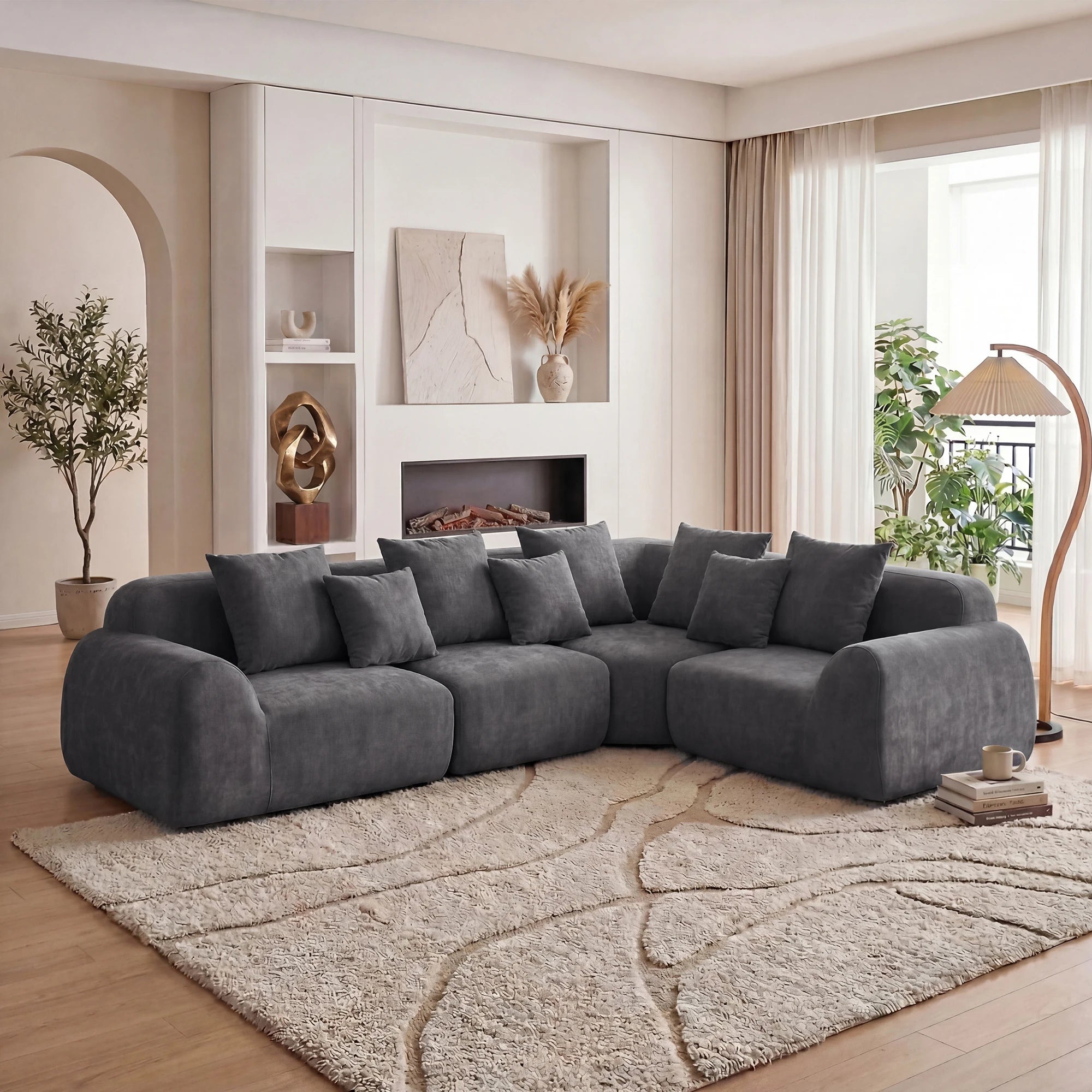 Sable Curved L-Shape Sectional