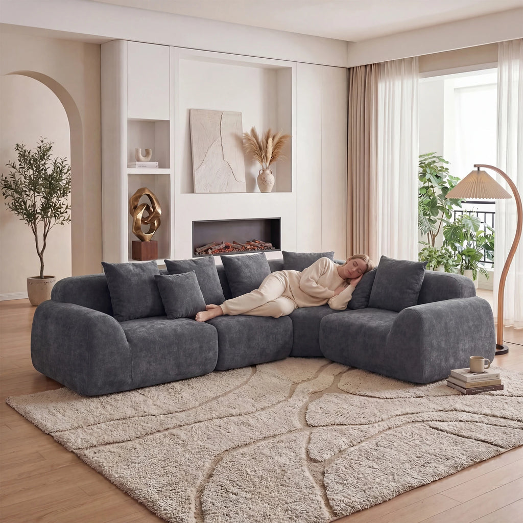Sable Curved L-Shape Sectional
